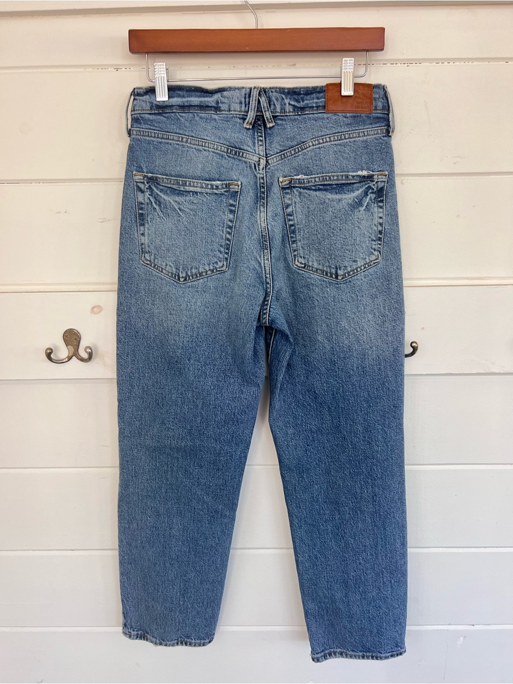 River Island High Rise Mid Wash Denim 8R